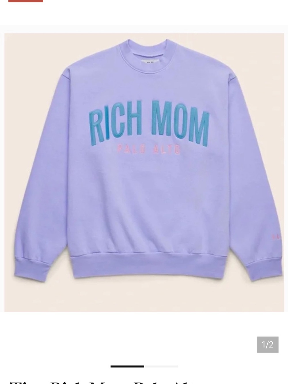 Pale Lavender Crewneck Sweatshirt